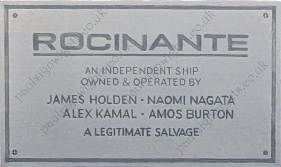 Nebuchadnezzar Plague Nameplate