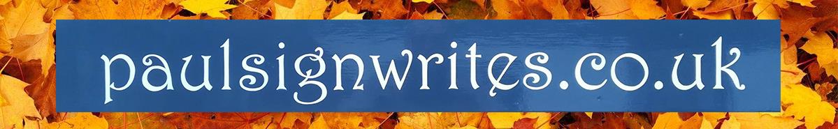 paulsignwrites.co.uk website header