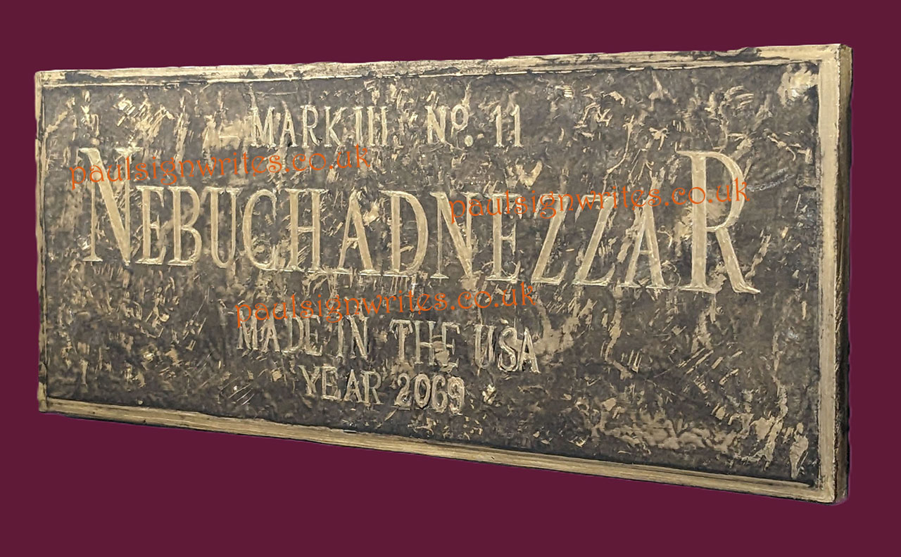 Nebuchadnezzar Plague paulsignwrites.co.uk