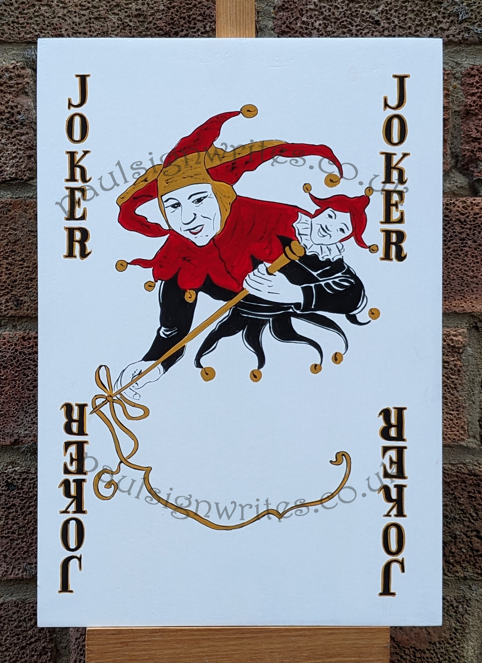 Joker Playing Card sign art