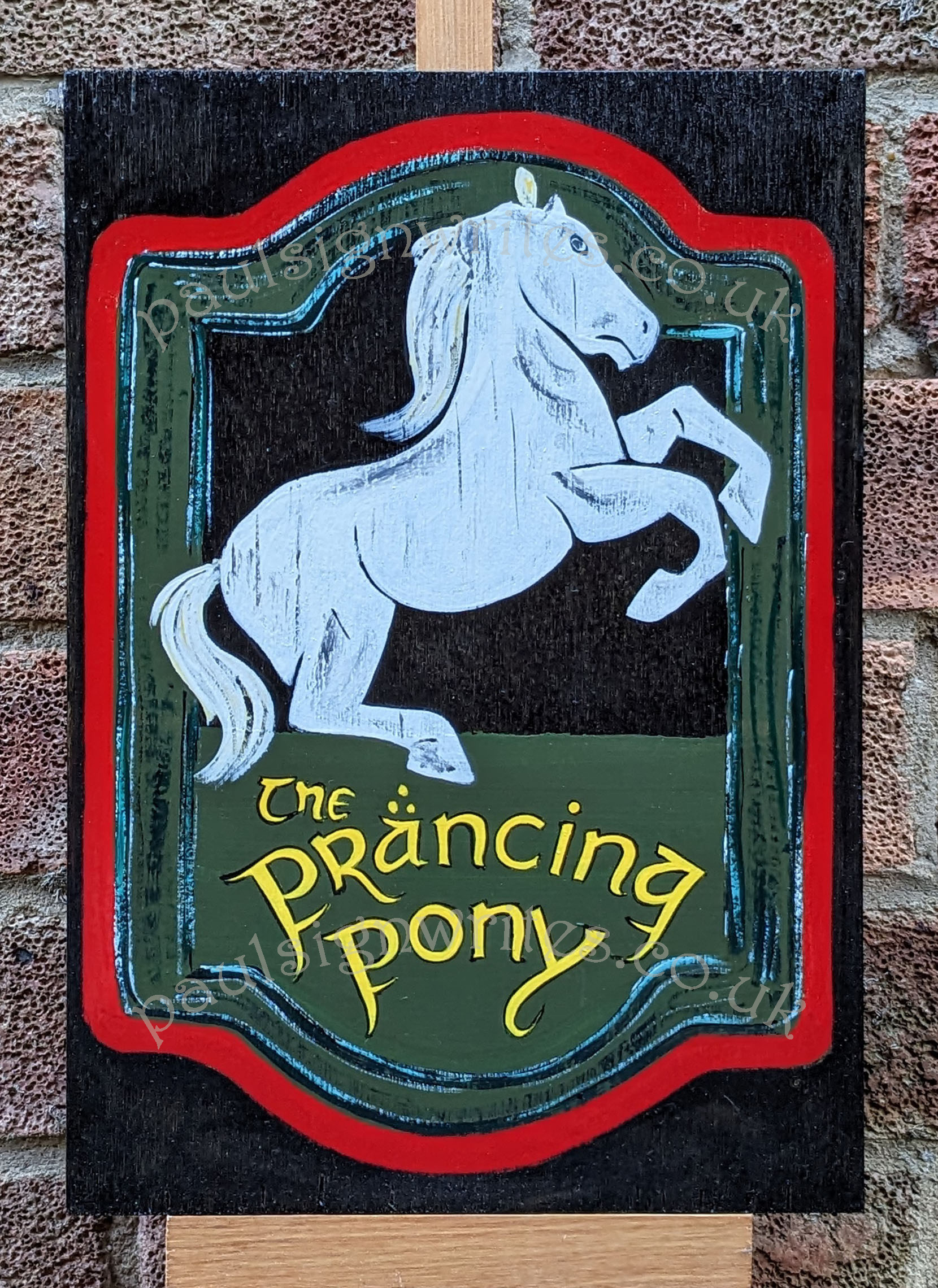 Prancing Pony Sign Art