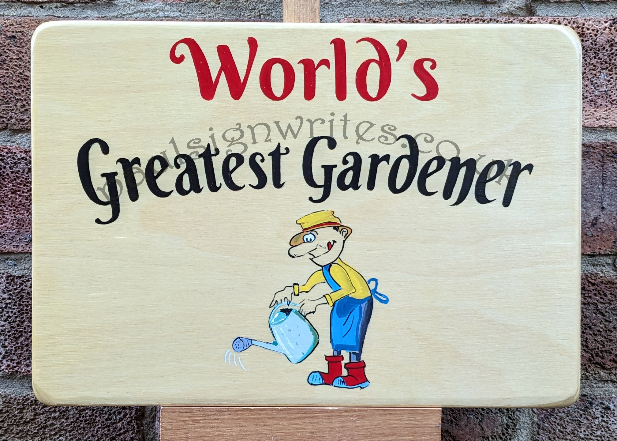 The world's greatest garden sign