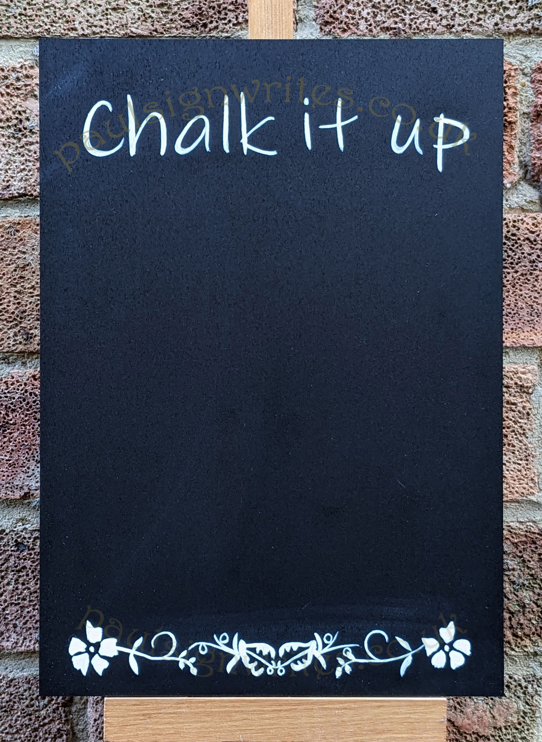 Chalk it up blackboard