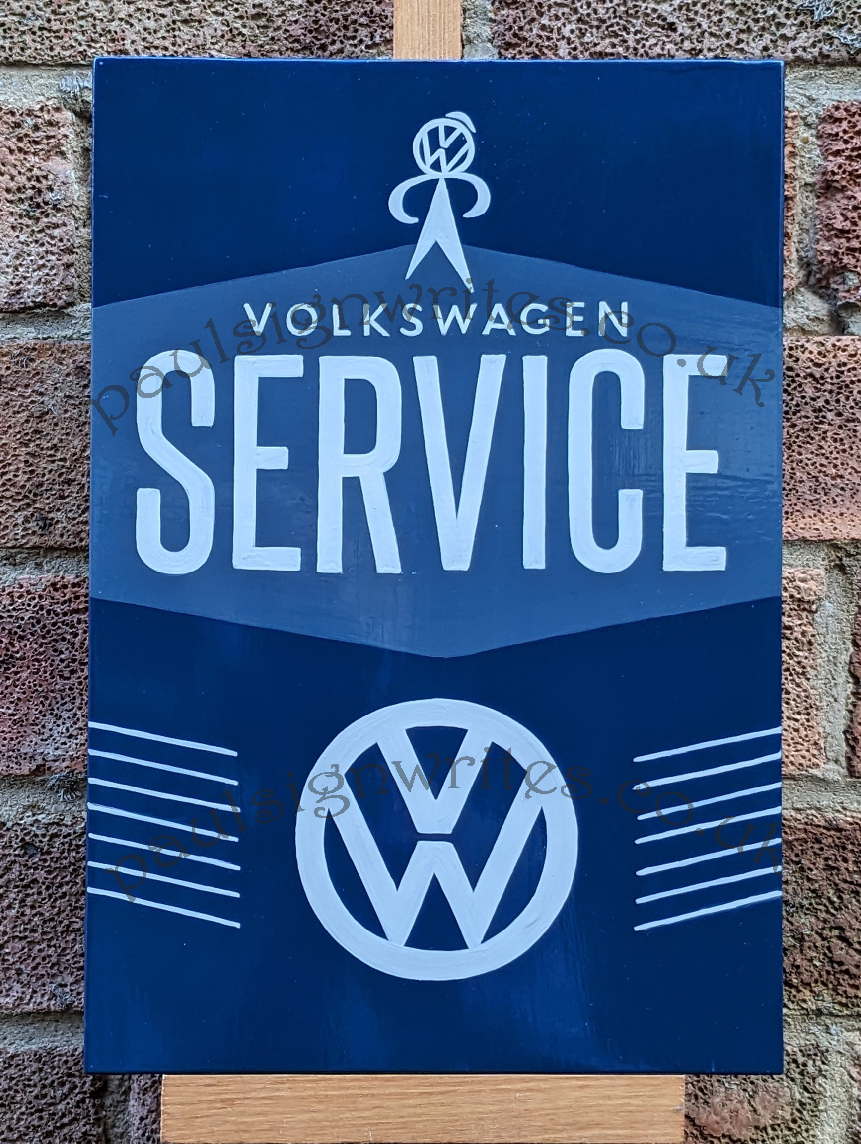 Volkswagen Servive sign art