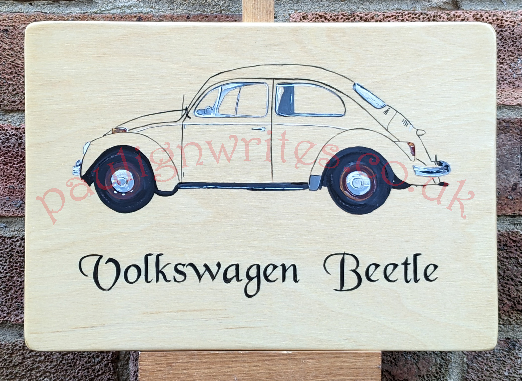 Volswagen Beetle sign art