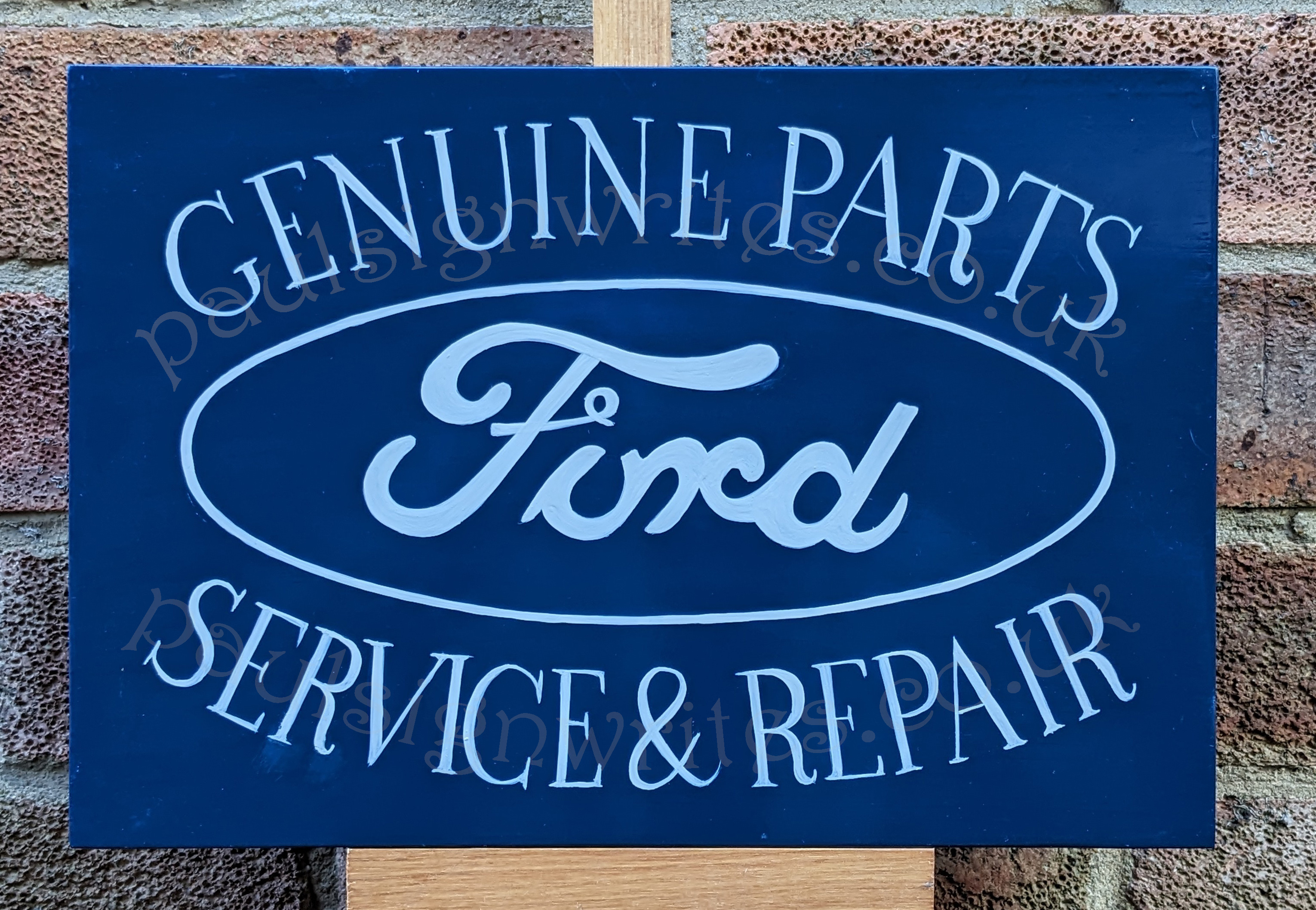 Ford Genuine Parts Service & Repairs sign art