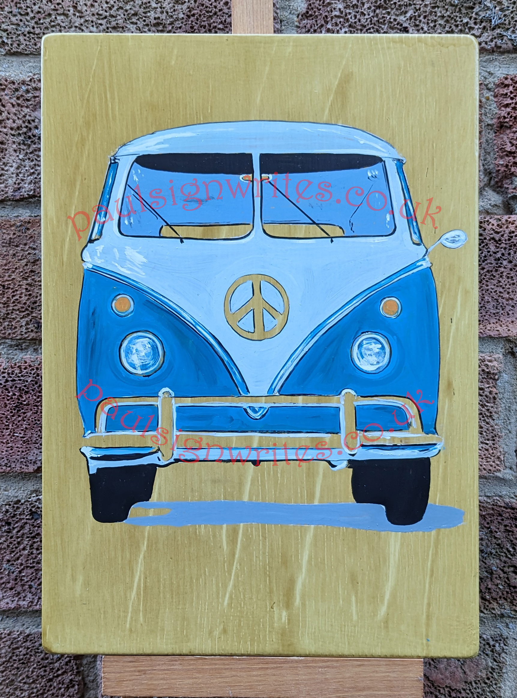 VW Camper sign art