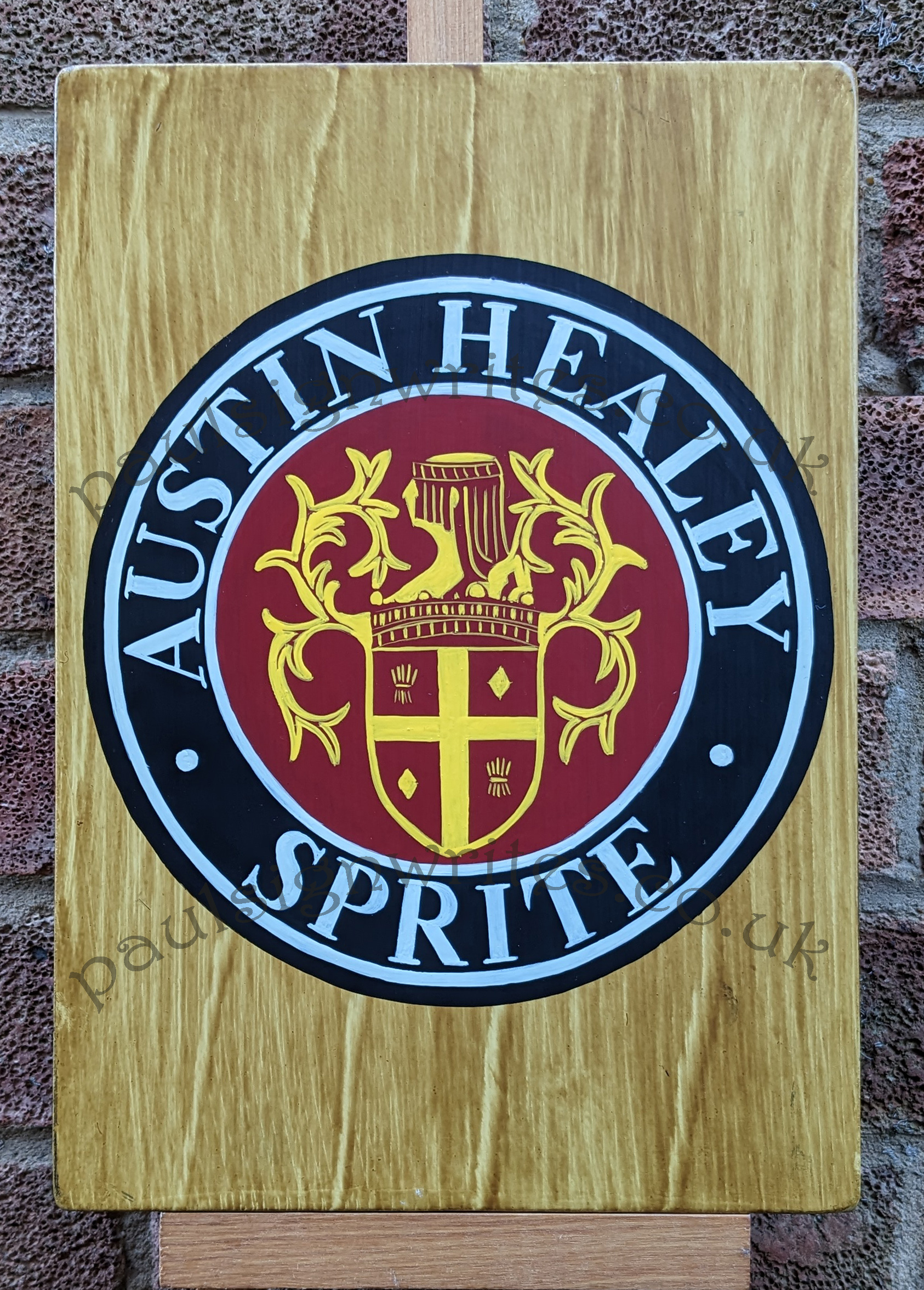 Austin Healey Sprite sign art